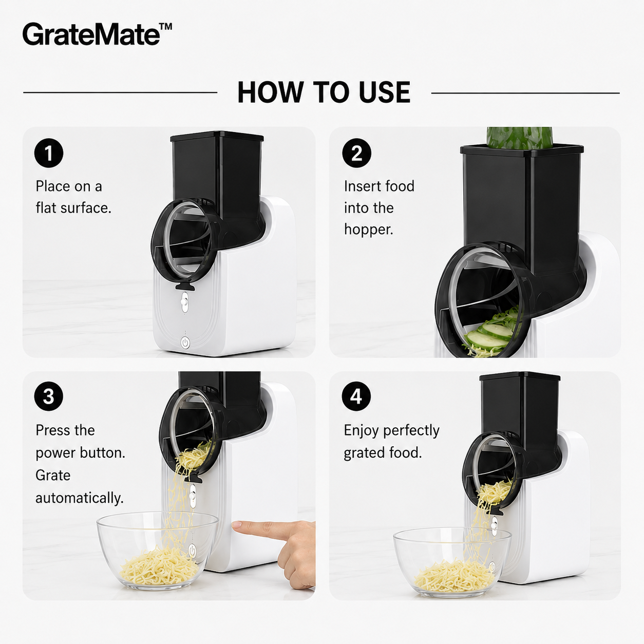 Gratemate™ Electric Grater
